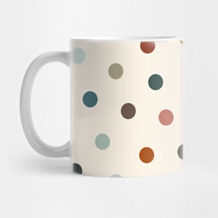 Groovy Polka Dot Pattern Mug